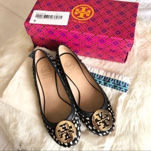 Leopard Tory Burch flat - size 7.5